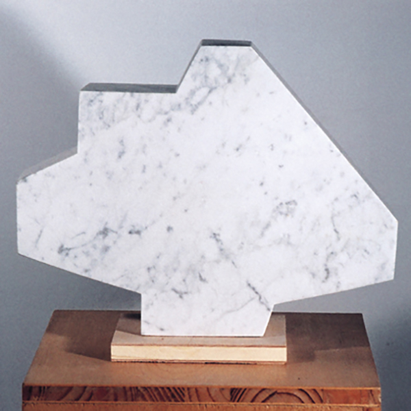 Hommage an Alberto Giacometti, 199935 x 7 x 27 cmCarrara marble Hommage an Alberto Giacometti, 199935 x 7 x 27 cmCarrara marble