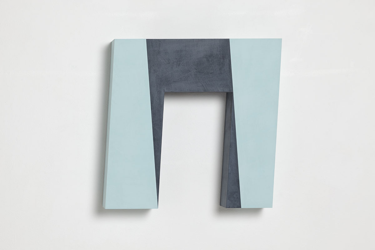 Untitled Theme: Archway II, 198840 x 42 x 7,5 cmAcryl mit Marmorpuder auf Holz