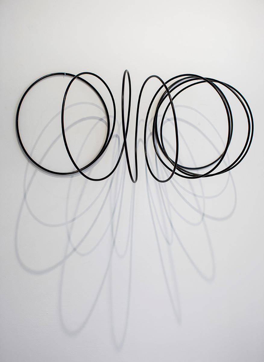 REFLECTION, 2021ca. 60 x 120 x 60 cmRound steel, powder-coated