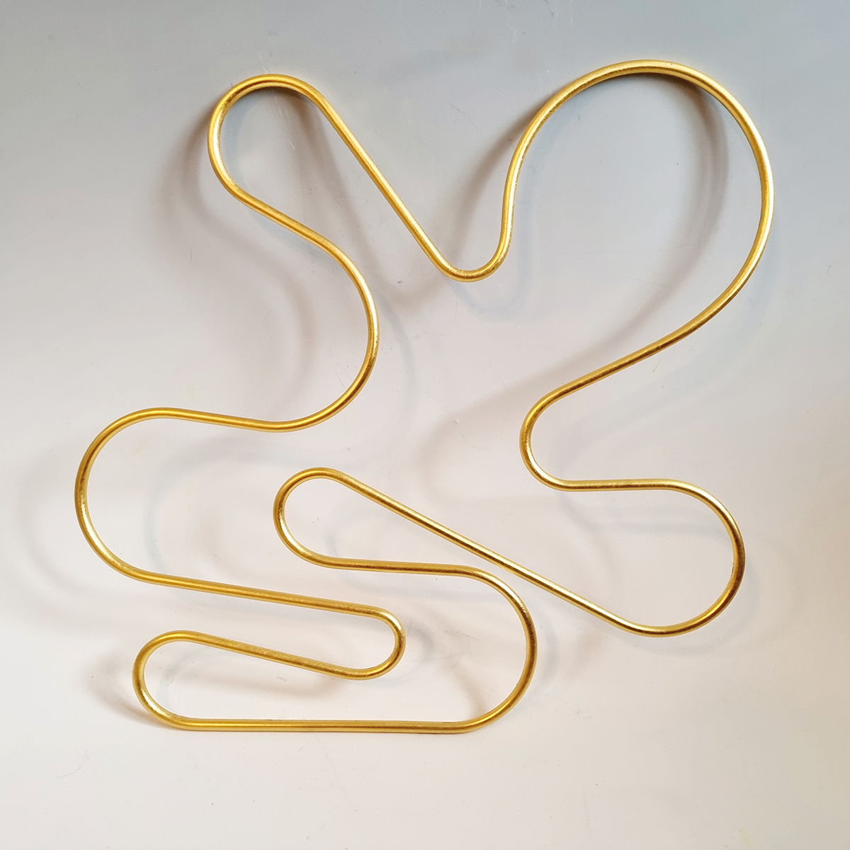 PATTERN, 201550 x 50 x 0,8 cmSteel, 23.25 carat gold plated