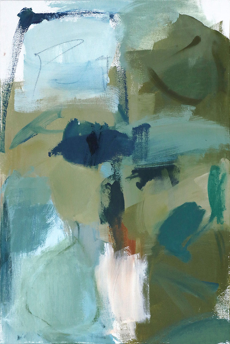 Vistas, 202481 x 54 cmAcryl und Öl auf Leinwand