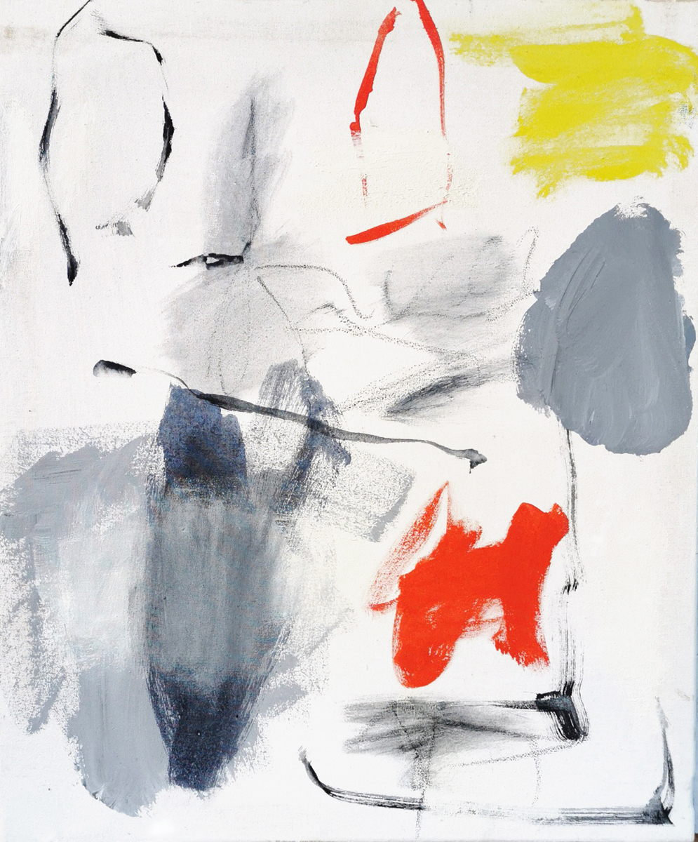 Vida en el aire, 202155 x 46 cmAcryl und Öl auf Leinwand