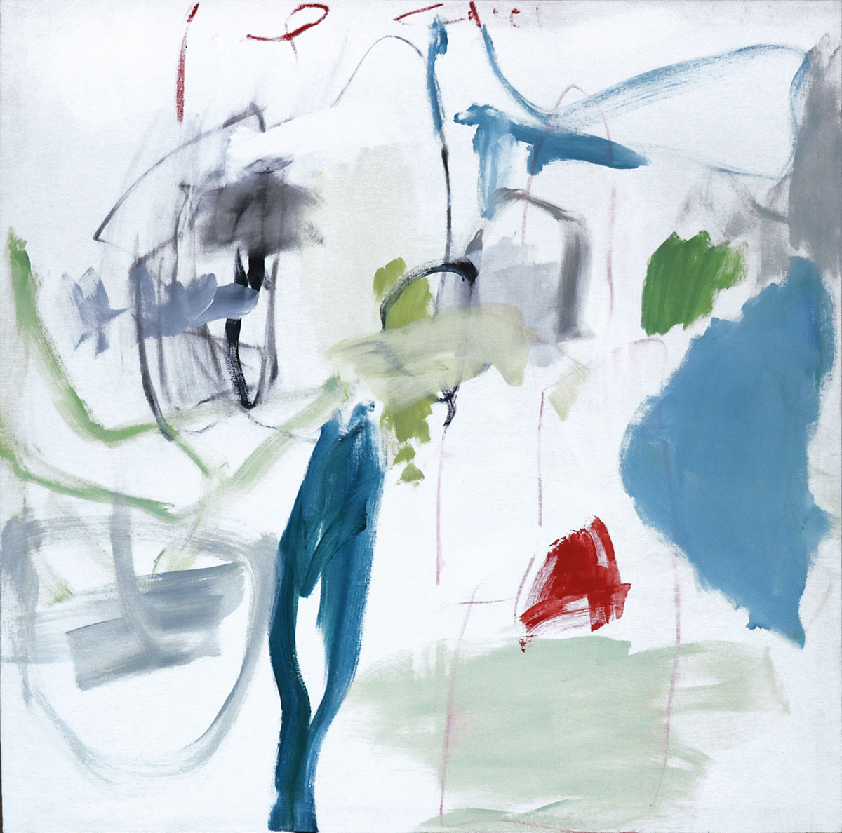White Sky, 2020130 x 130 cmAcryl und Öl auf Leinwand