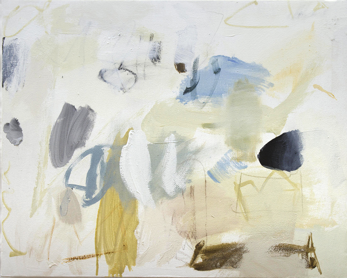 Sopa de letras, 201965 x 81 cmAcryl und Öl auf Leinwand