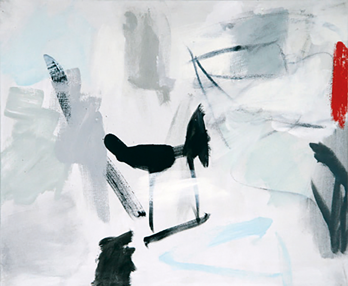 White wind, 201260 x 73 cmAcryl und Öl auf Leinwand