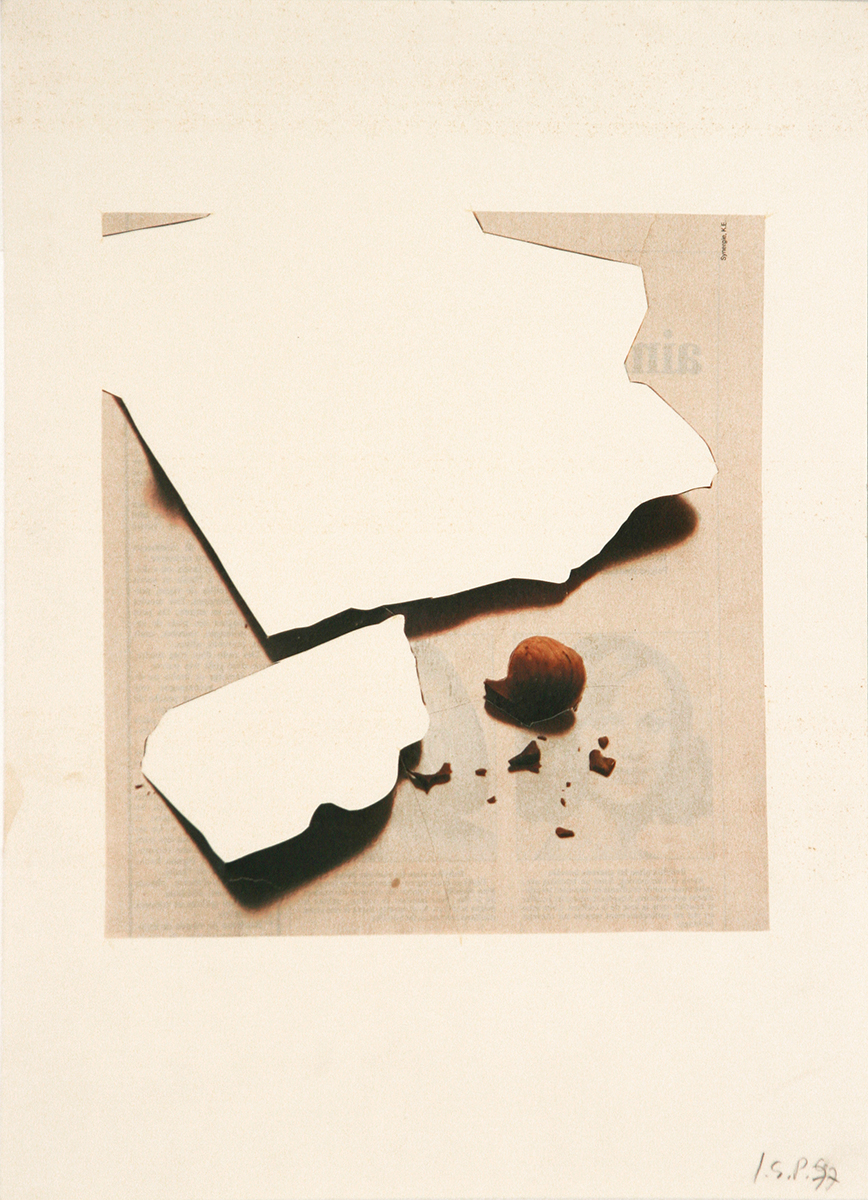 Leerfund, 197825 x 23 cm Collage