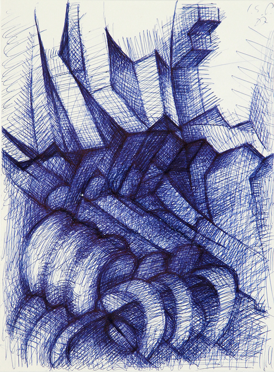 Automatic, 197738 x 28 cmBallpoint pen on paper