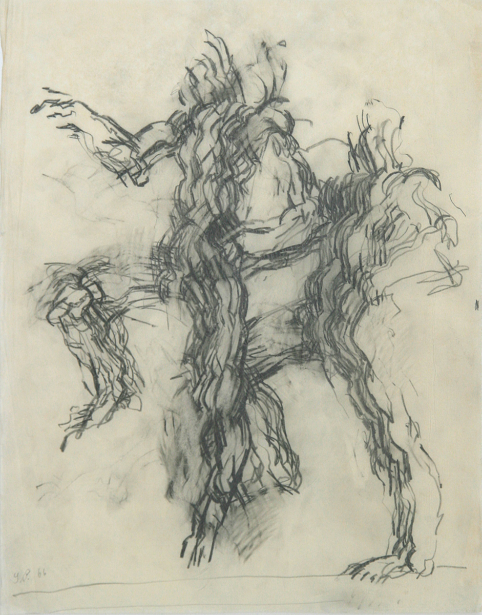 Untitled, 196637,4 x 29,4 cm in 66,5 x 48,5Pencil on paper, framed
