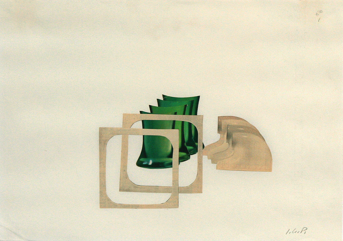 Set, 196921 x 25,5 cmPencil, collage on paper