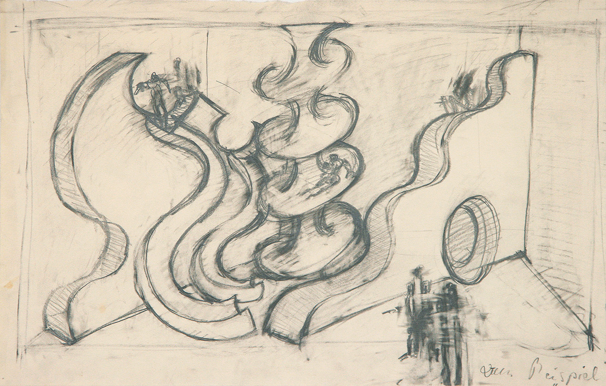 for instance, undated, around 196630,5 x 47,7 cm Pencil on paper