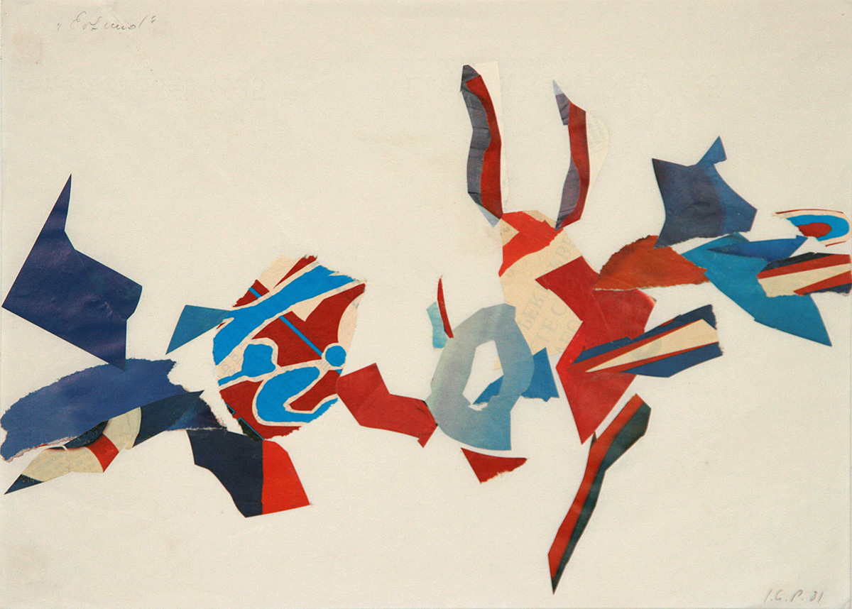 Erfund, 198129,7 x 42 cmCollage