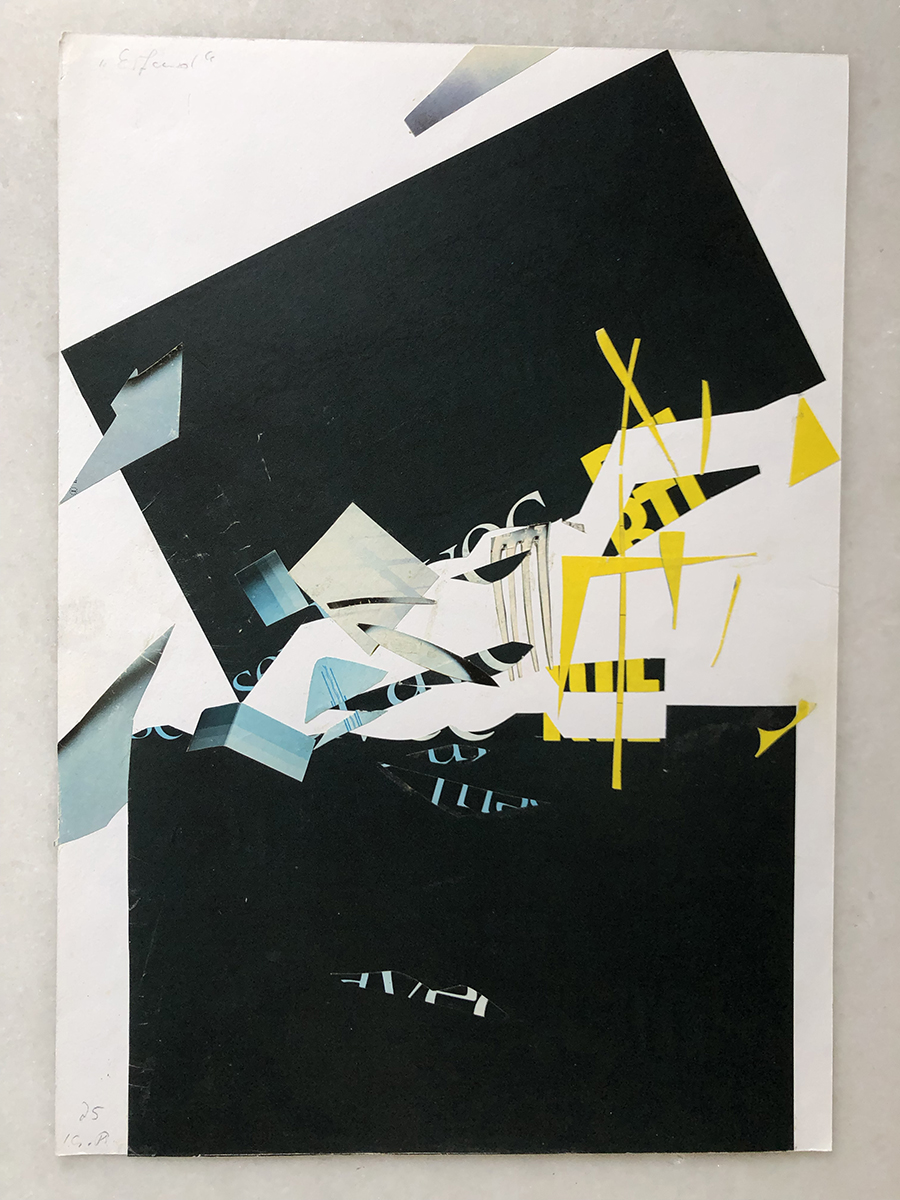 Erfund, 197542 x 30 cmCollage