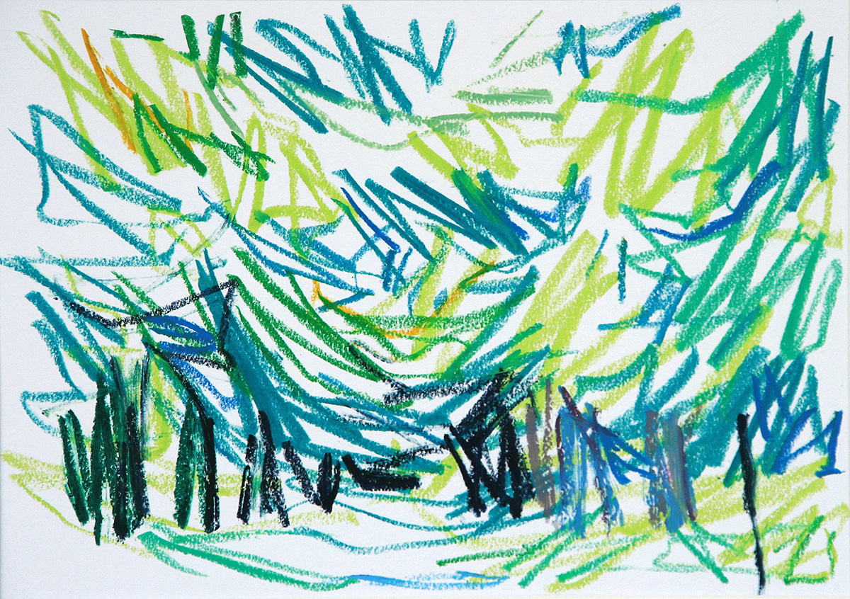 EichenAllee 2, 201829,7 x 42 cmÖlstick auf Papier