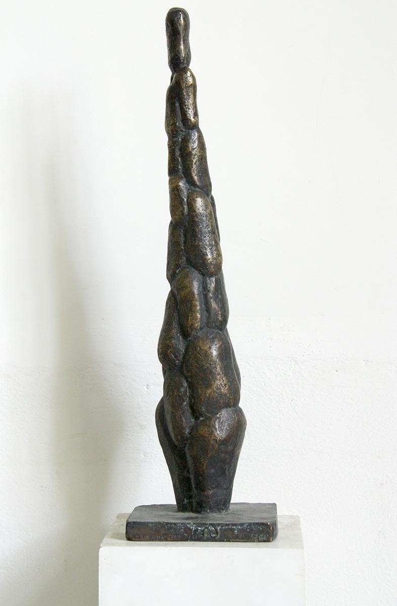 Stehende Figur ”gedreht”, 196066 x 18 x 18 cmBronze