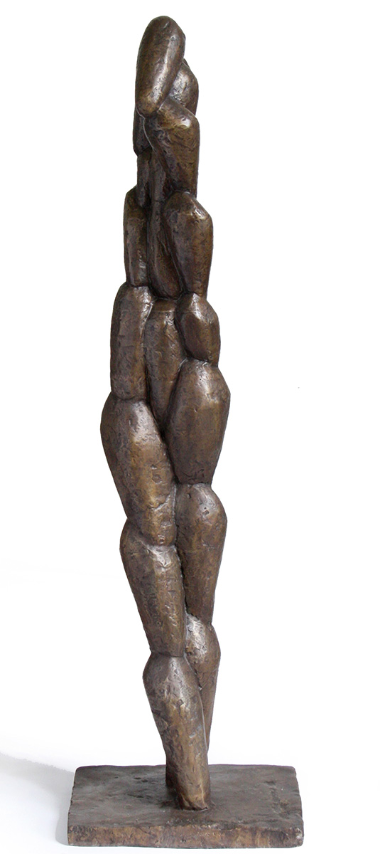 Aufbauende Figur, 1959145 x 41 x 31 cmBronze; Edition: 6