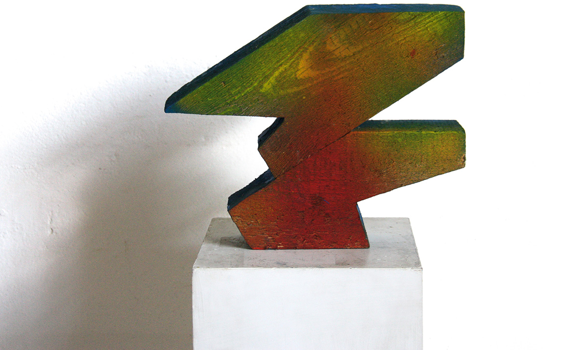 Konkret Zufällig, undated (2009)27,5 x 34,8 cmWood, lacquered