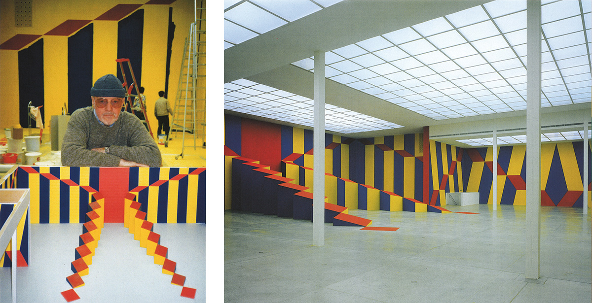 Skulptoraum-Bildeinbau Wiener Secession, 1993/1994146 x 122 x 32 cmInnenraum-Modell zur Ausstellung im Hauptraum der Wiener Secession