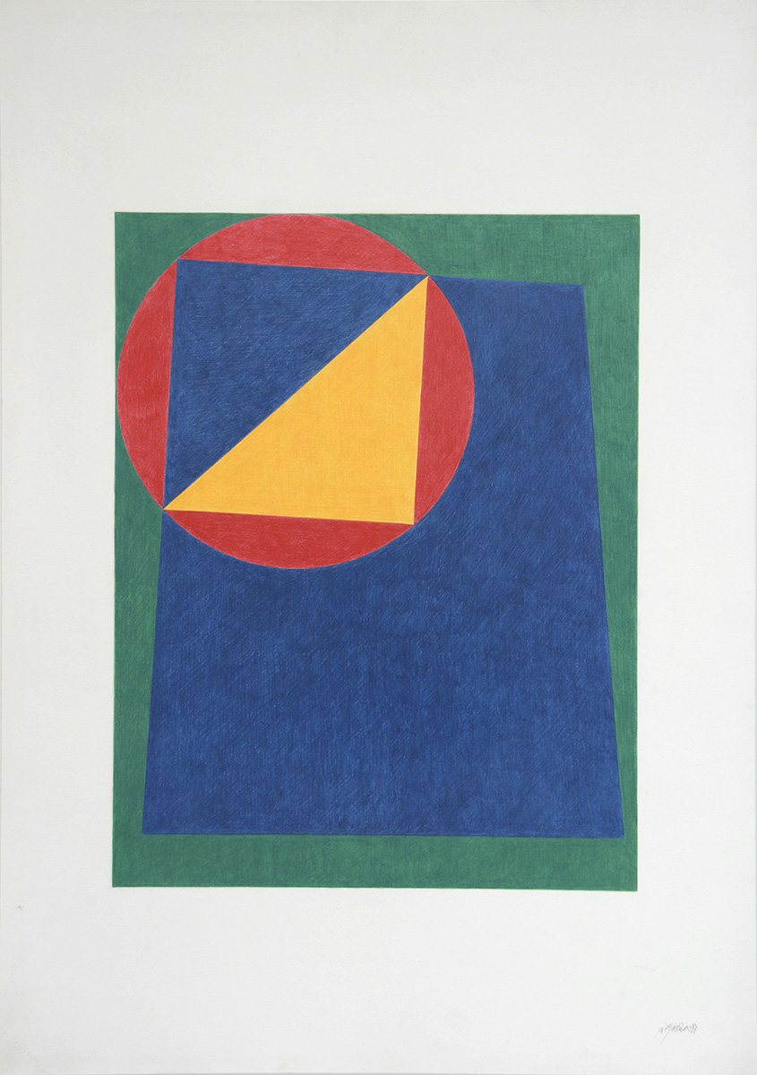 Ohne Titel, 1991100 x 70 cmFarbstift auf Papier, signiert