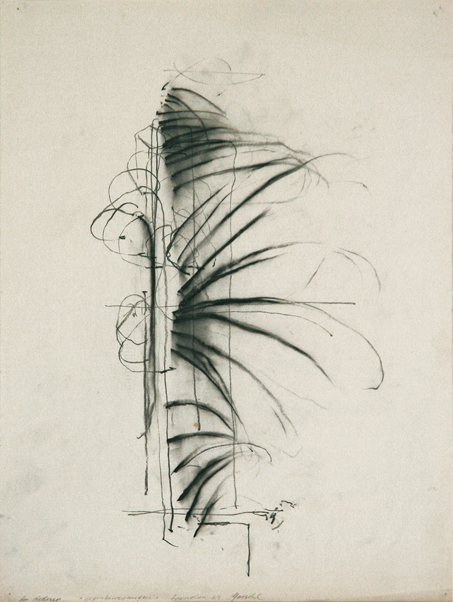 Der Redner – Gegenbewegung, London, 196350,5 x 38 cmBleistift auf Papier, signiert