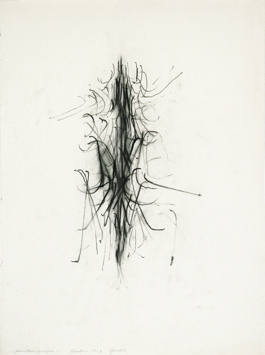 Formbewegungen, London, 196350,5 x 38 cmBleistift auf Papier, signiert