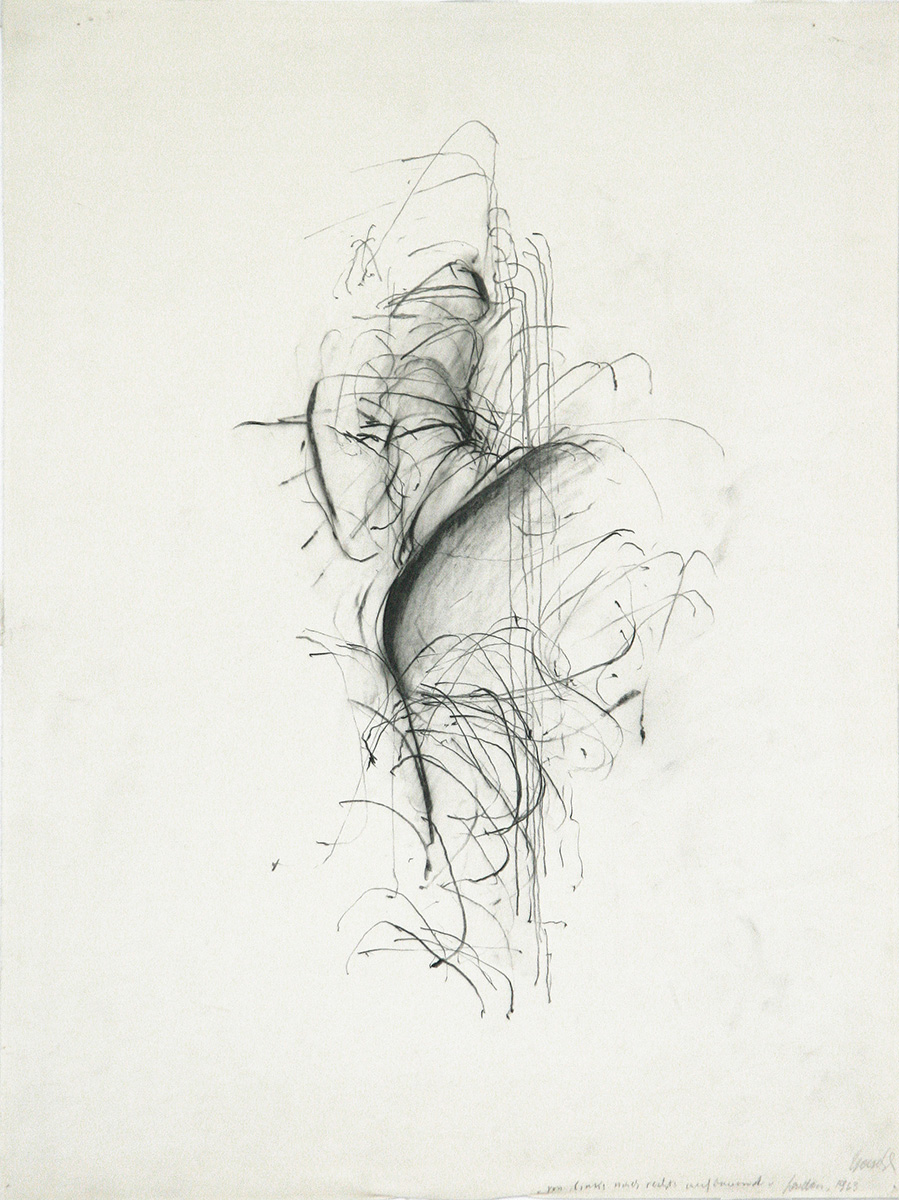 Von links nach rechts aufbauend, London, 196350,5 x 38 cmBleistift auf Papier, signiert