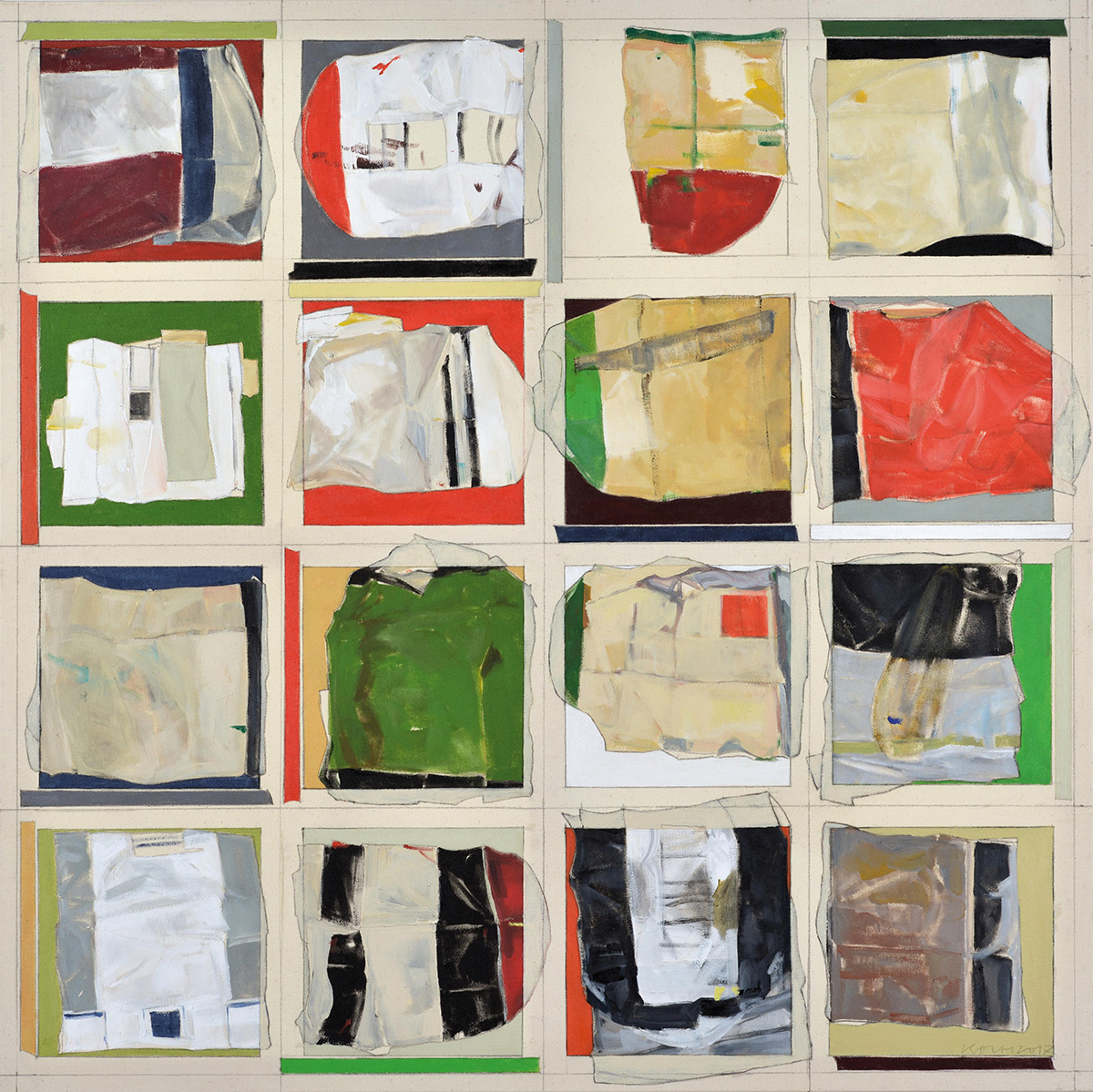 Ohne Titel, 2017125 x 125 cmAcryl auf Baumwolle; gerahmt