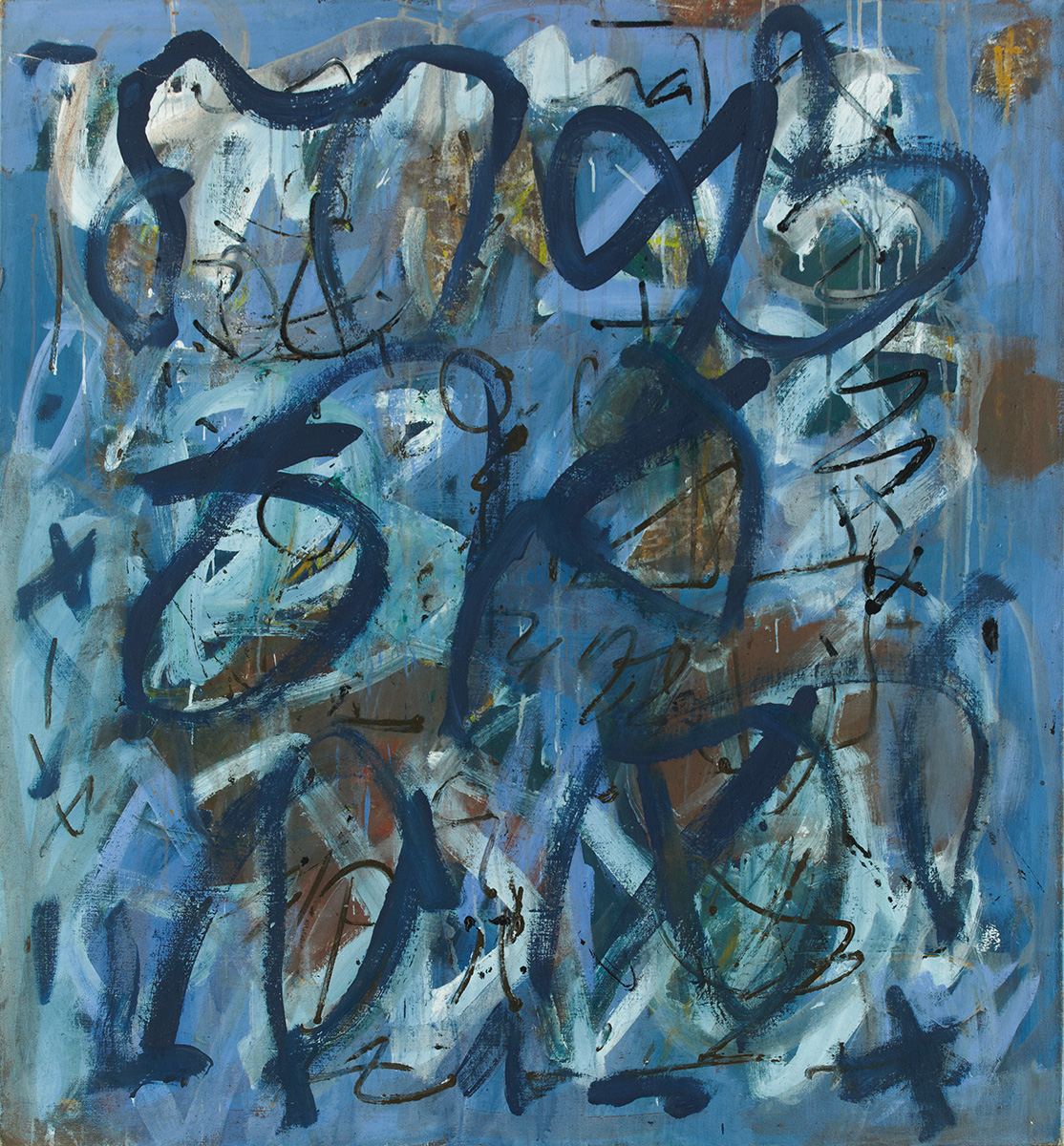 Ohne Titel, 1983140 x 130 cmMixed media on canvas