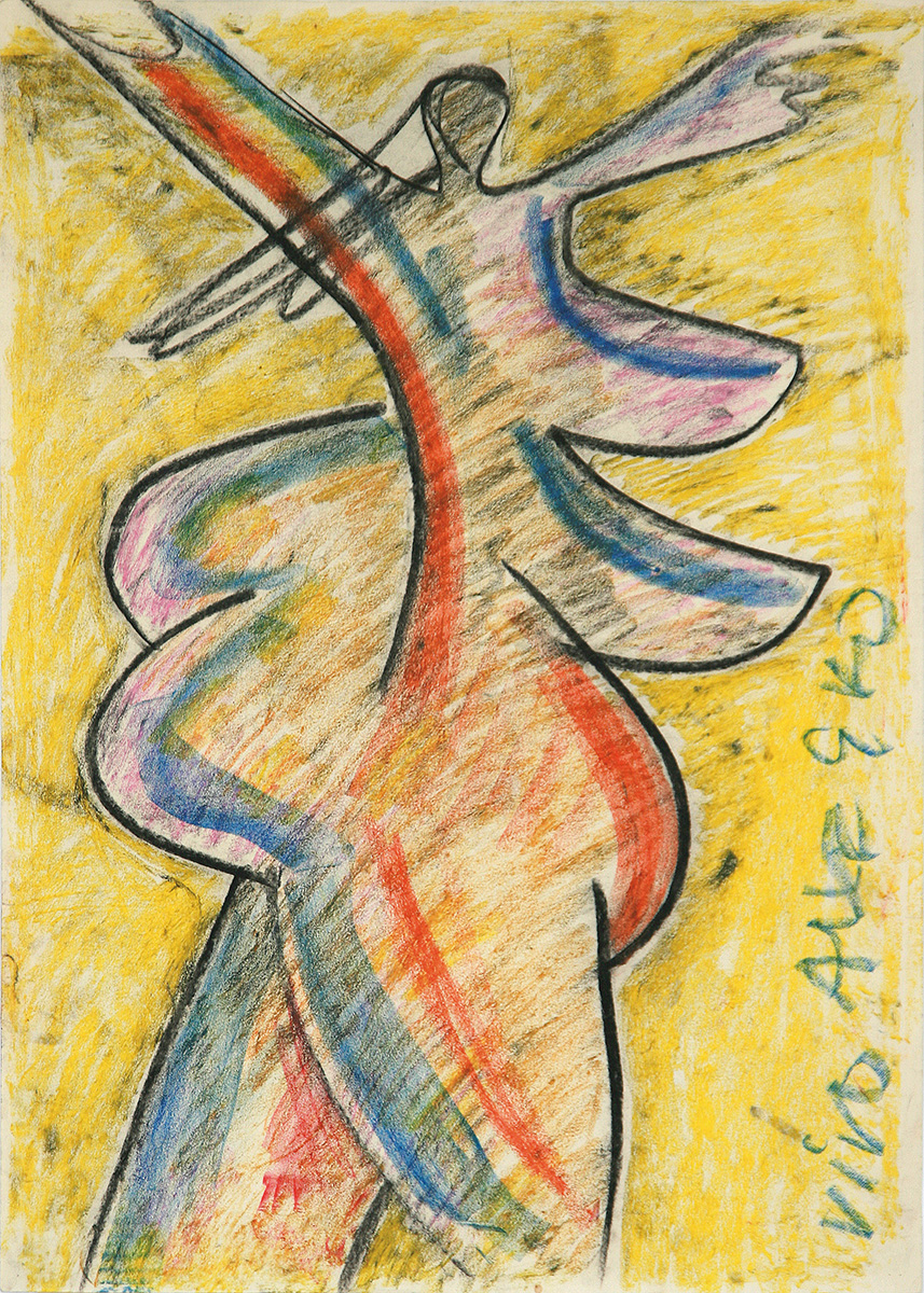 Eva 07, 1990s 70 x 50 cmCharcoal on paper