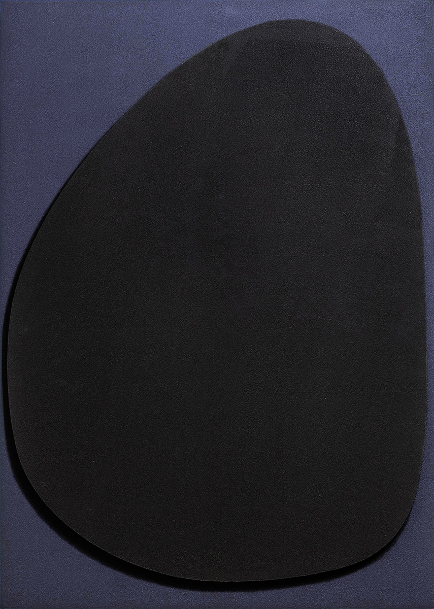 Dei nei Gropmeren blô 1, 201970 x 50 cmRelief, MDF lacquered