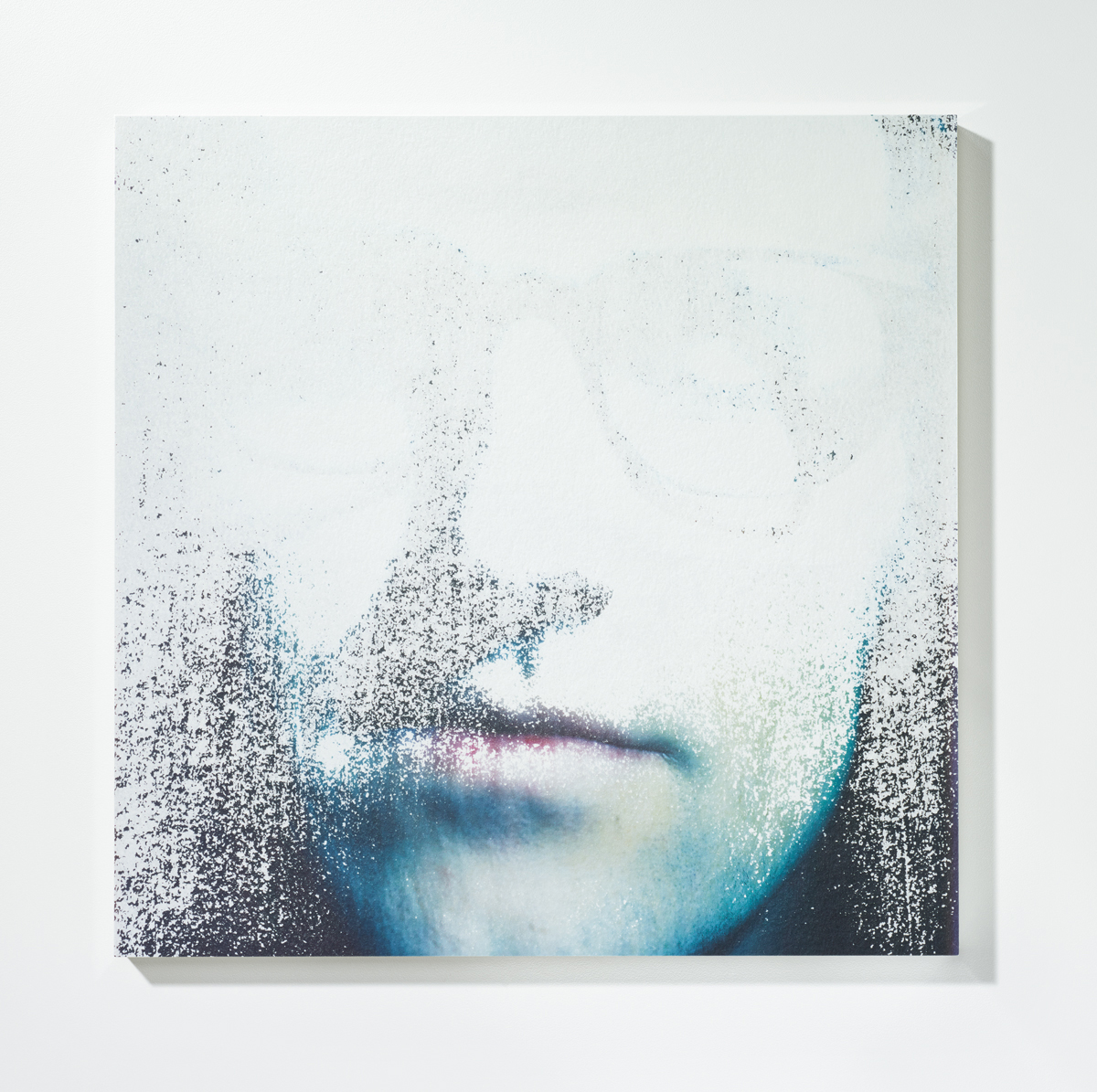 Löschung 1, 201630 x 30 cmPigmentprint, gelöscht, gefirnisst, kaschiert auf Acrylglas