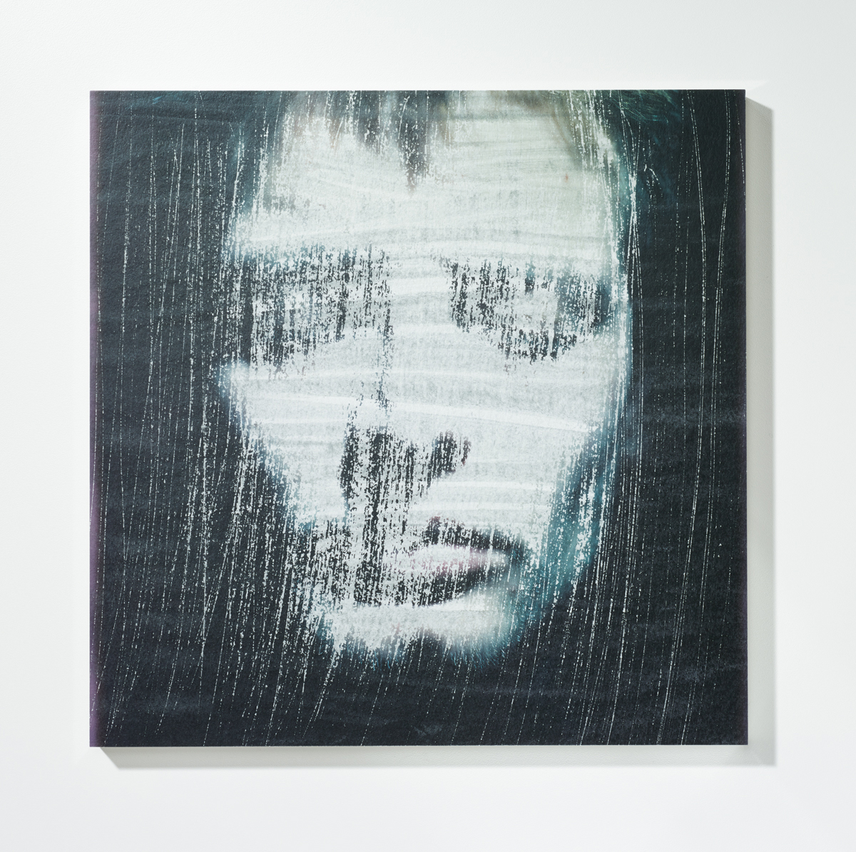 Löschung 4, 201630 x 30 cmPigmentprint, gelöscht, gefirnisst, kaschiert auf Acrylglas