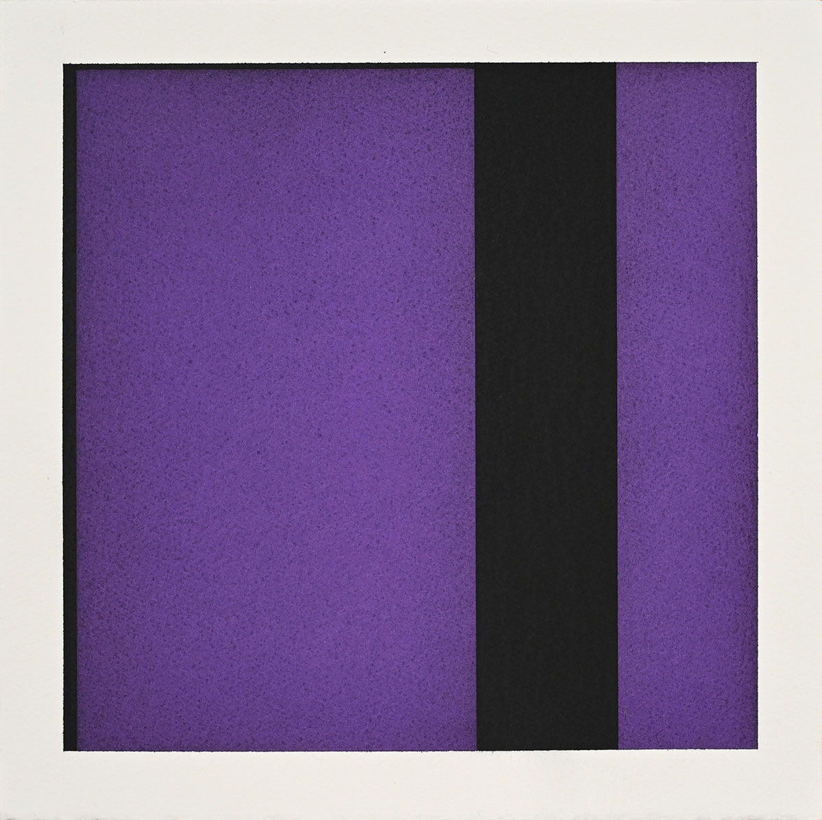 Unbound (Dioxanine purple II), 200132 x 32 cmAcryl und Reisskohle auf Papier