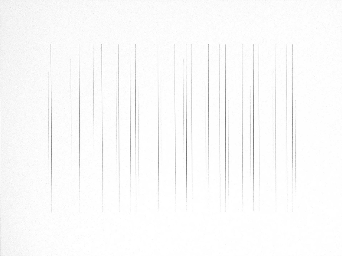 Passacaglia XXIX, 201041 x 61 cm in 63 x 81 cmColoured pencil on paper; framed