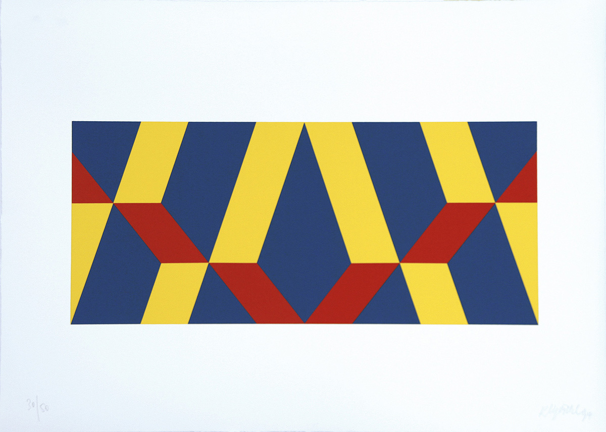 Ohne Titel, 199450 x 70 cmSiebdruck, signiertAuflage: 30