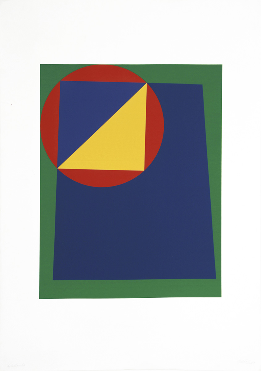 Ohne Titel, 1989100 x 70 cmSiebdruck (Probedruck), signiert