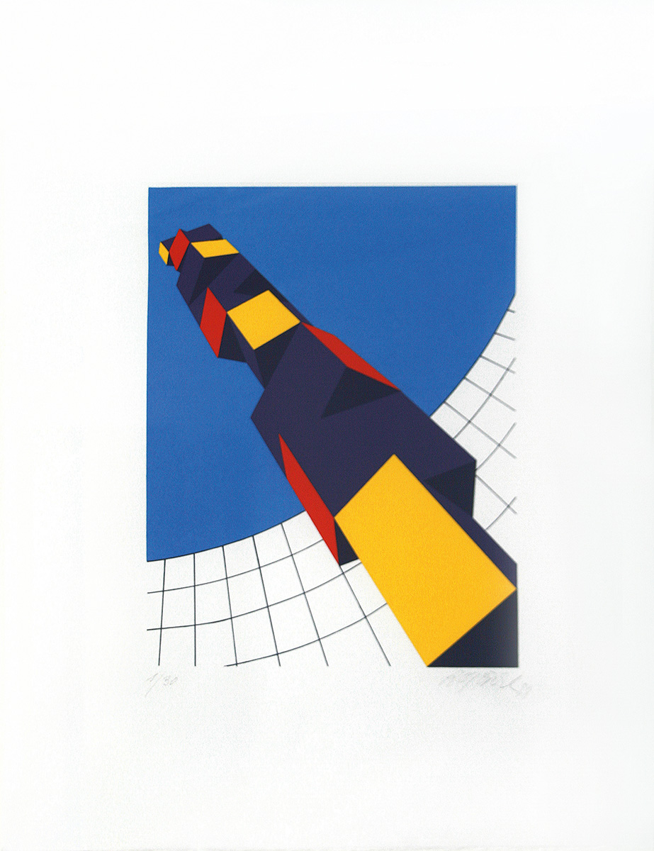 Ohne Titel, 198865,5 x 50 cmSiebdruck, signiertAuflage: 30