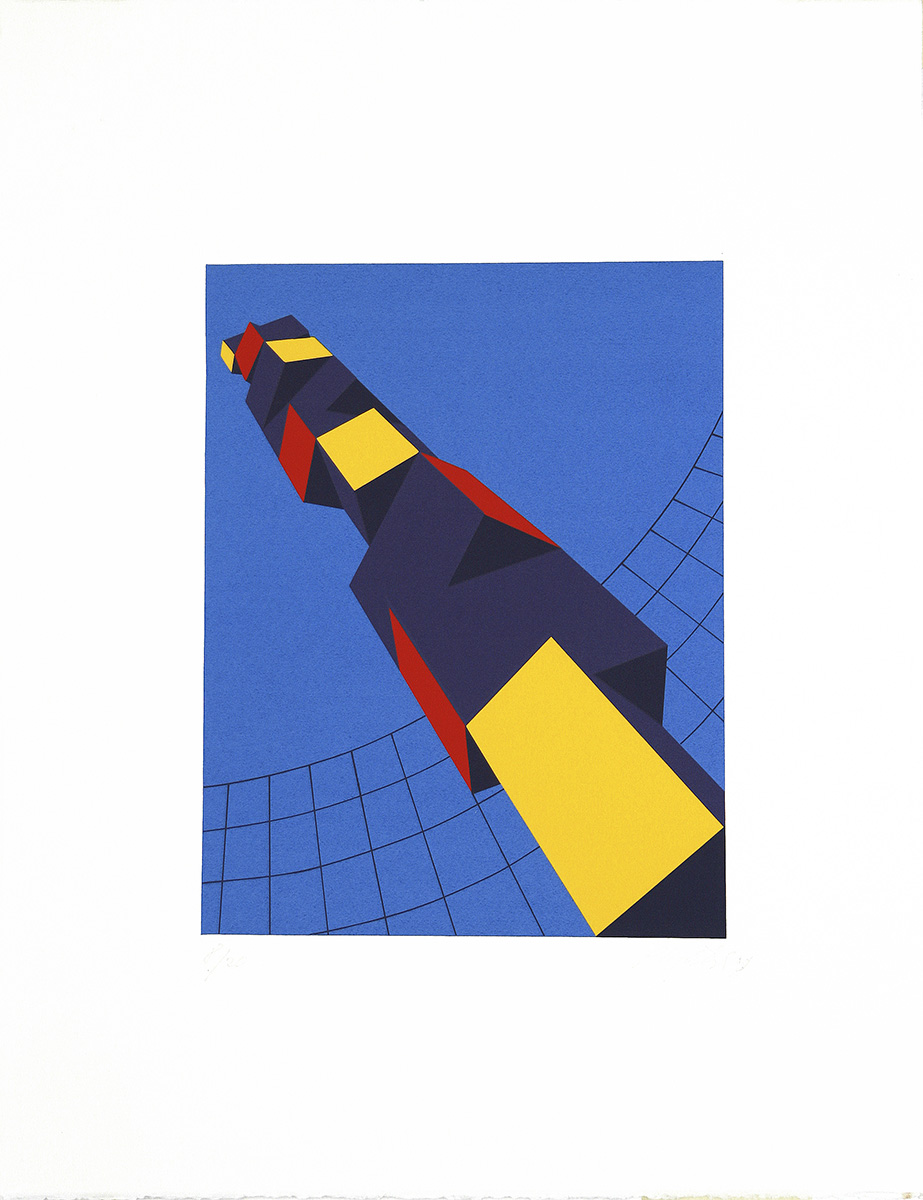 Ohne Titel, 198865,5 x 50 cmSiebdruck, signiertAuflage: 20