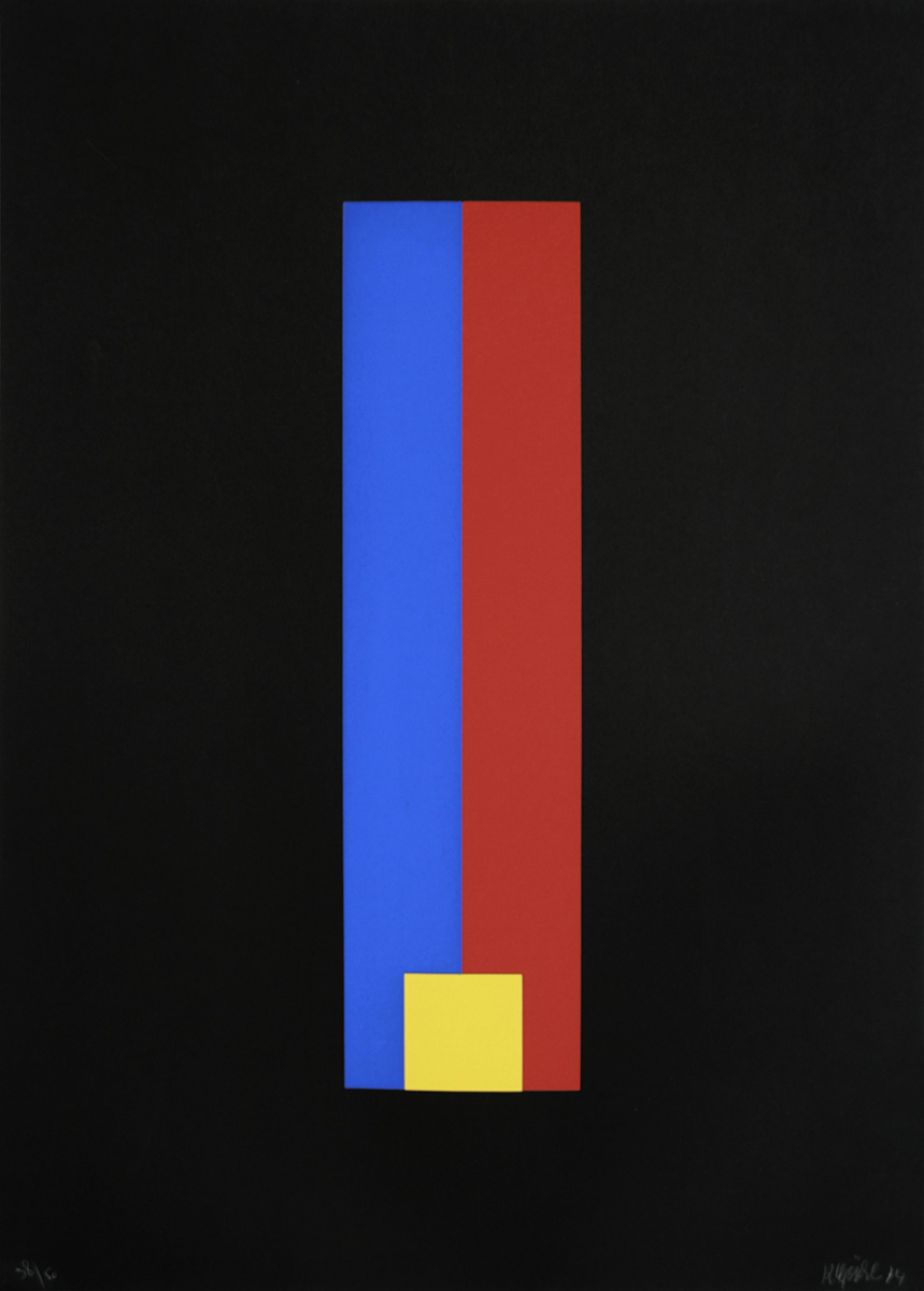 Ohne Titel, 1974100 x 70 cmSiebdruck, signiertAuflage: 50