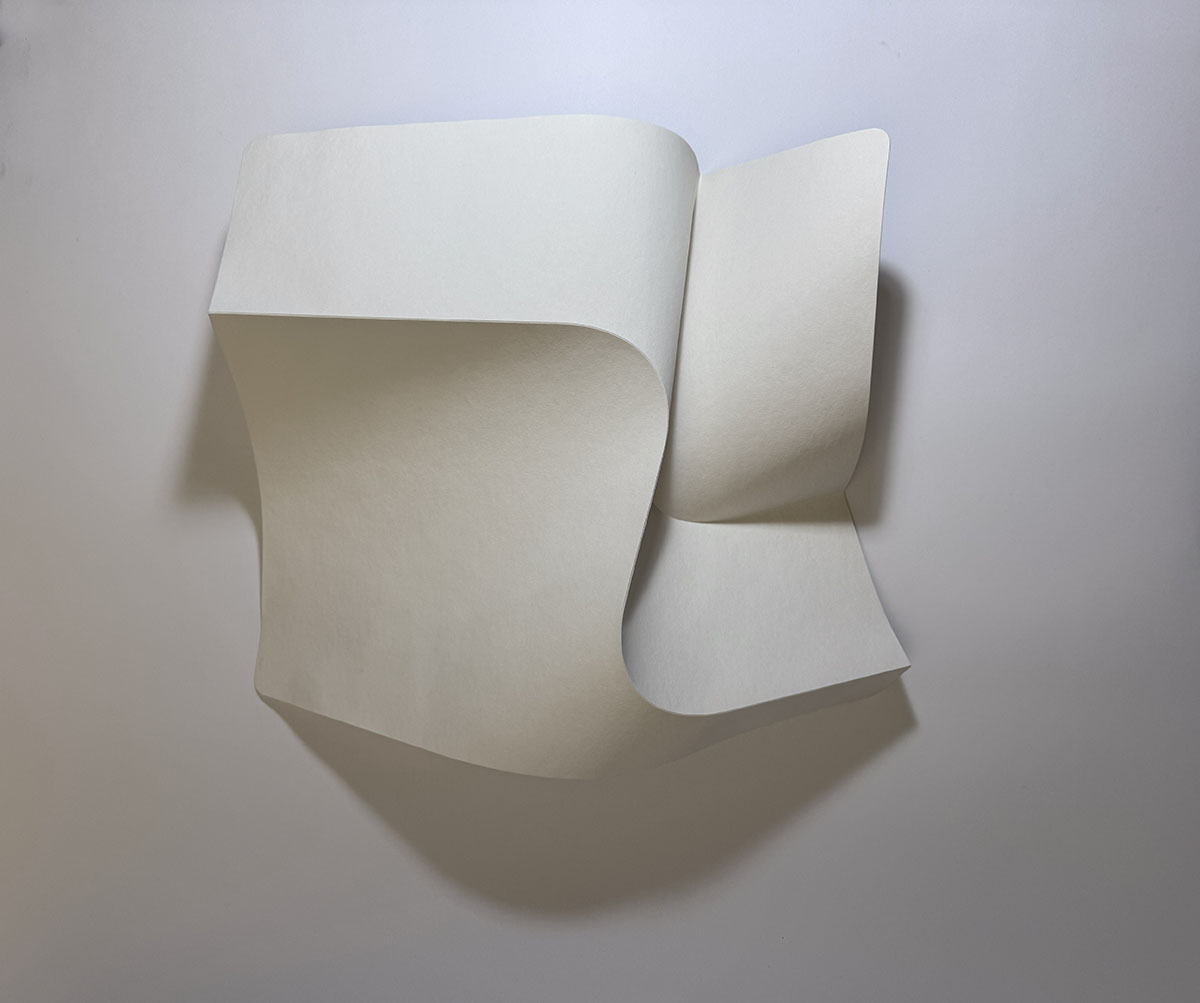 Rechteckige Zweifalt mit Gerader Einfachverdrehung 03, 202650 x 45 x 12 cmcellulos, white