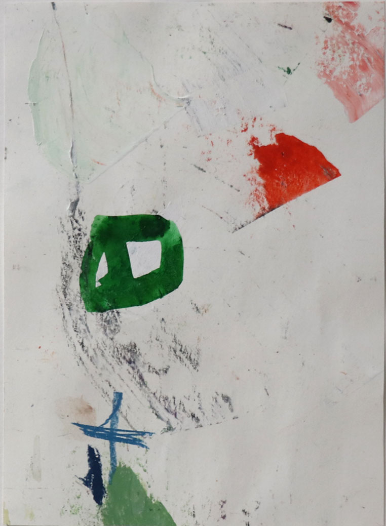 Sommerausklang 6, 202420,5 x 14,5 cmMixed media on paper