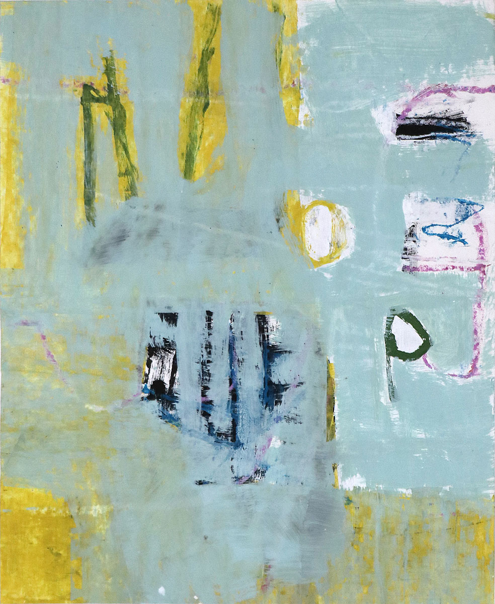 TREIBGUT, 202462 x 50,8 cmMixed media on paper