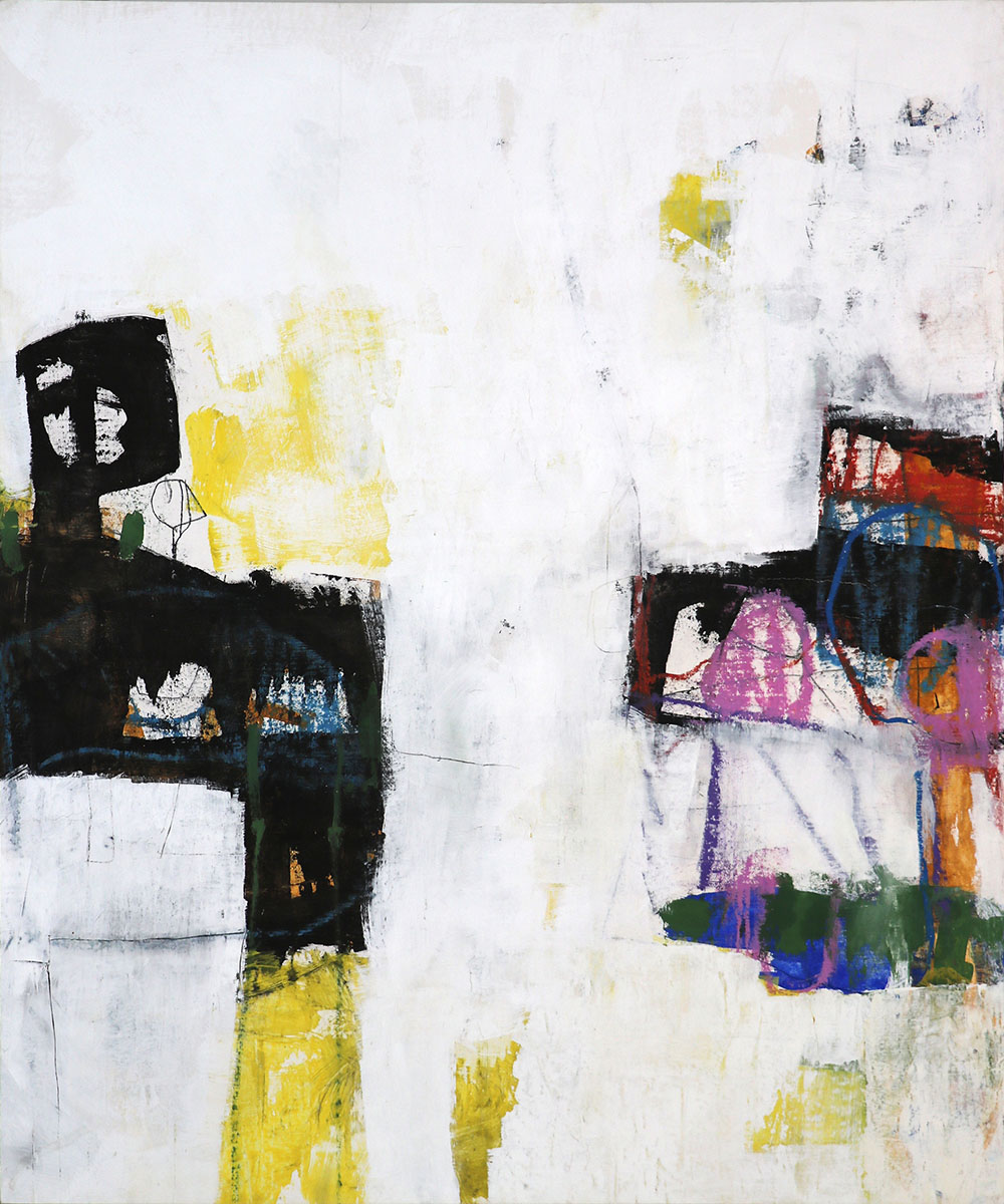 WIND.STILL, 2024117 x 97 x 4 cmMixed media on paper, on plywood