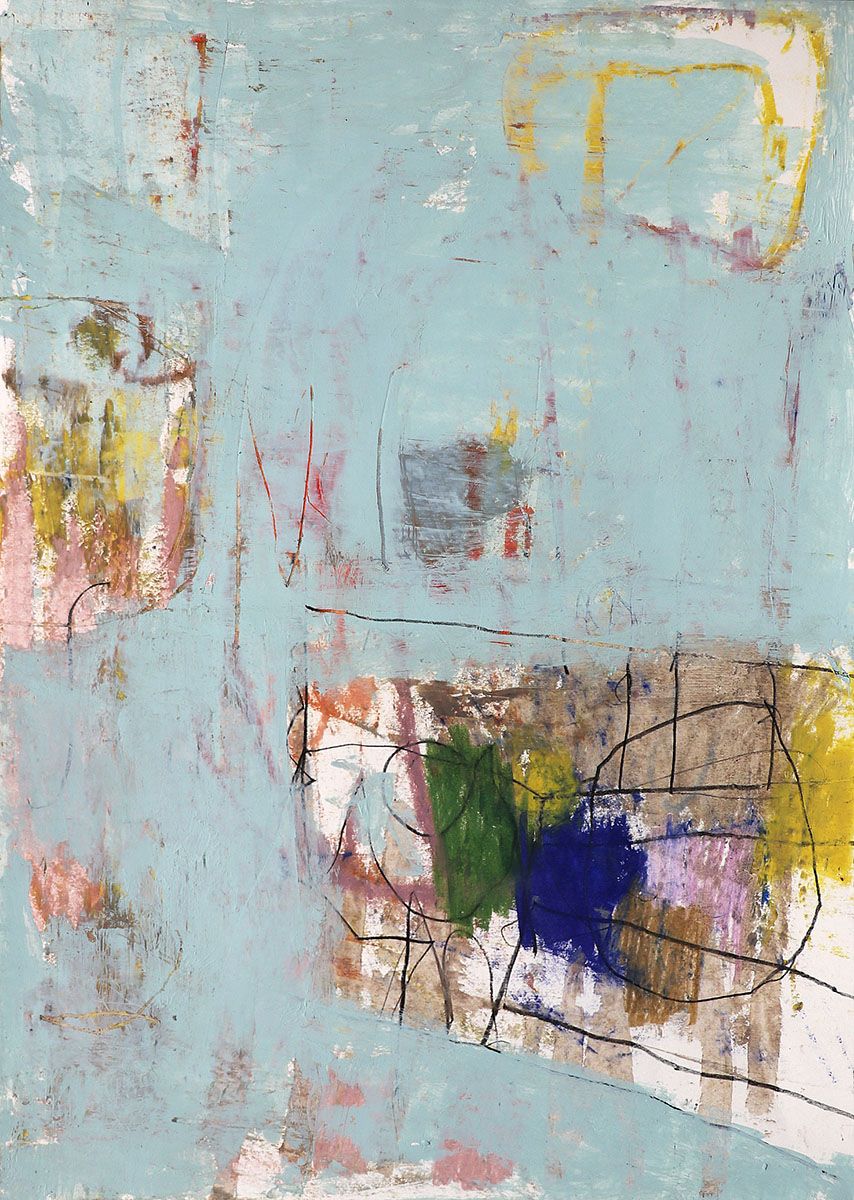 weiter.gehen, 202442 x 29,7 cmMixed media on paper