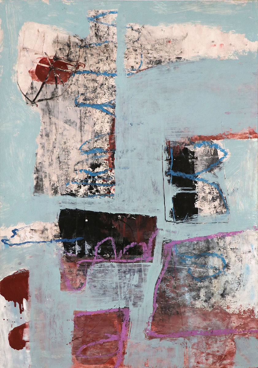 Ohne Titel, 202442 x 29,7 cmMixed media on paper