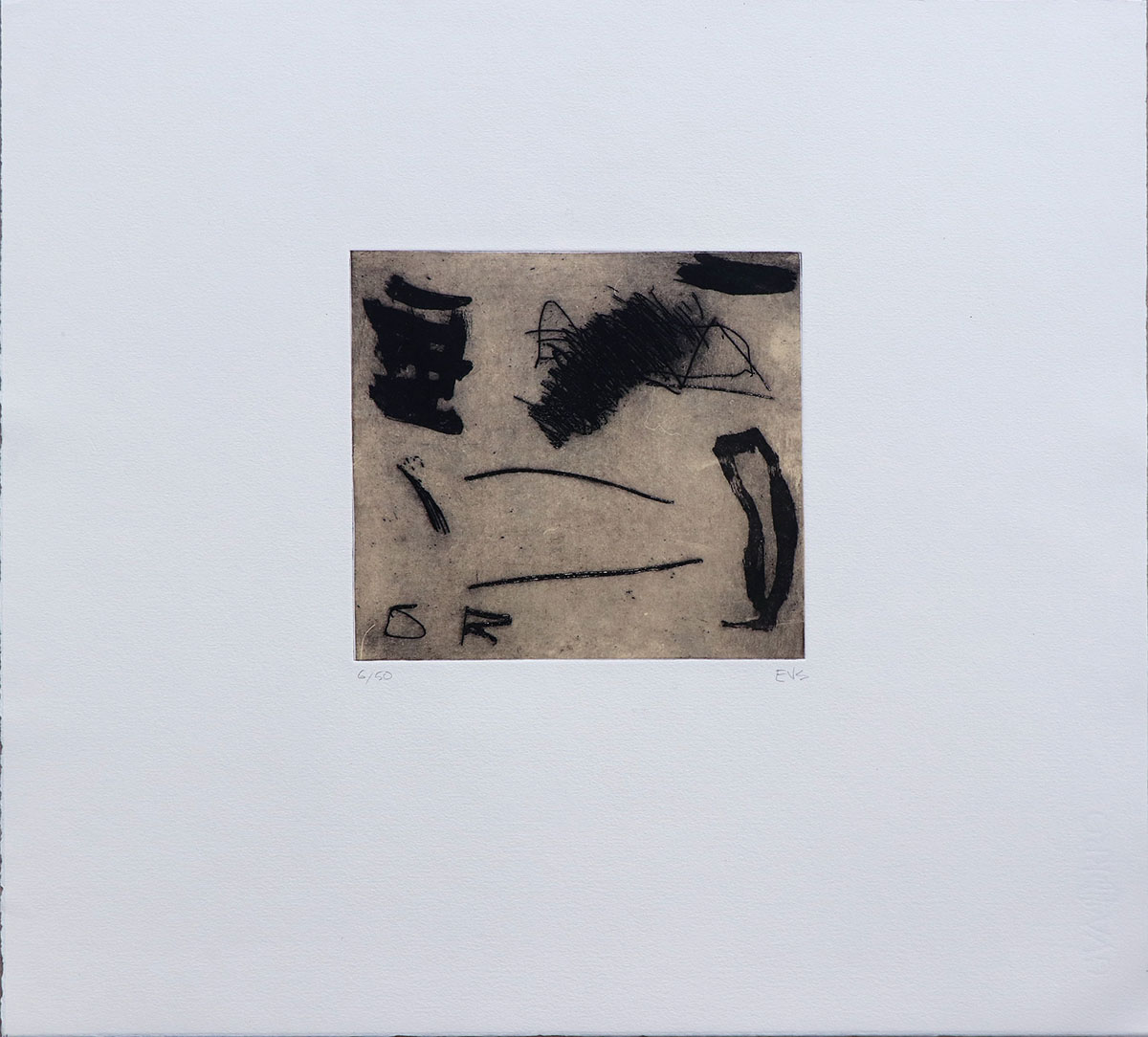 Or, 2000Ed 6/50, 7 P/A, 19,7 x 21,5 cmRadierung, Aquatinta, Collage