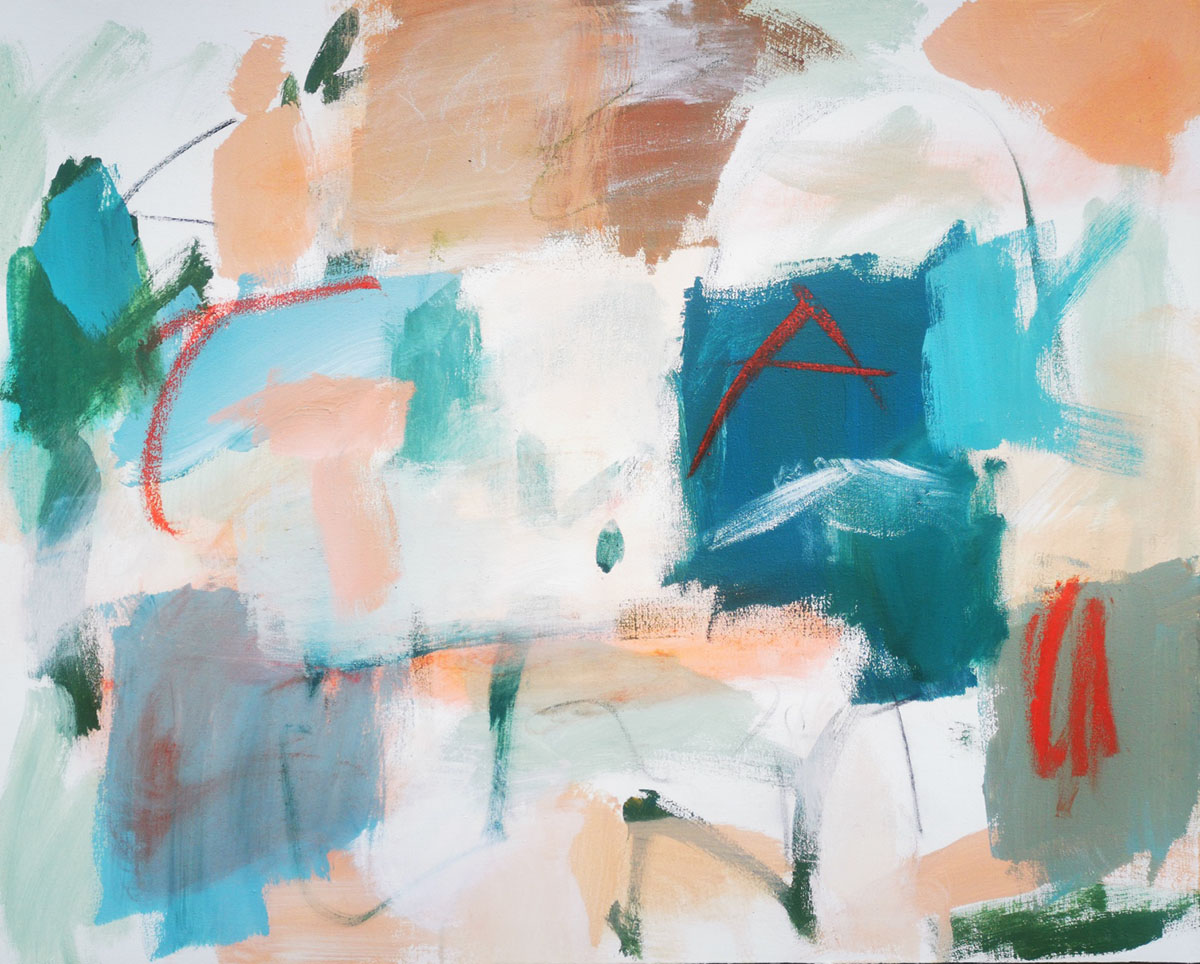 A, 202565 x 81 cmAcryl und Öl auf Leinwand