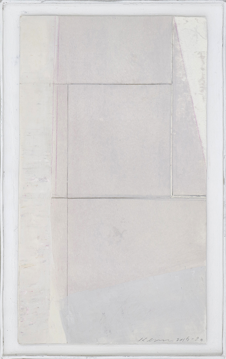 Wandstück 05, 2019/202024,5 x 15,5 cmMixed Media; framed