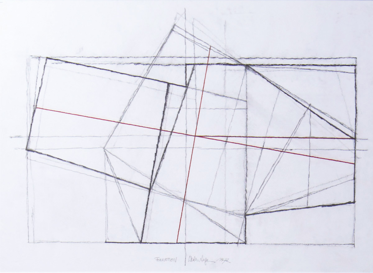 Formation 2, 1972/201050 x 70 cm in 68 x 87,8 cmAcrylic, graphite, felt pen on drawing board; framed Formation 2, 1972/201050 x 70 cm in 68 x 87,8 cmAcrylic, graphite, felt pen on drawing board; framed