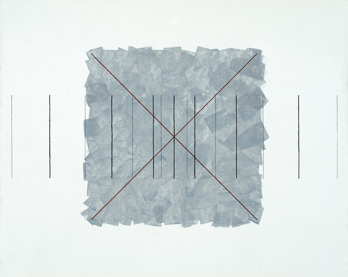 Raum-Zeit-Sequenz (2), 2000/200948 x 60 cmAcrylic, graphite, felt pen on drawing board Raum-Zeit-Sequenz (2), 2000/200948 x 60 cmAcrylic, graphite, felt pen on drawing board