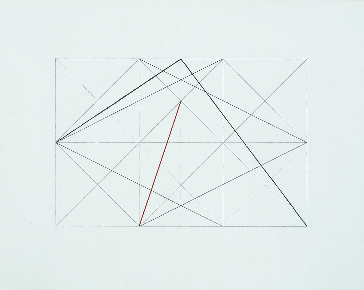 System-Kontrapunkt/Synthese (2), 200948 x 60 cmAcrylic, graphite, felt pen on drawing board System-Kontrapunkt/Synthese (2), 200948 x 60 cmAcrylic, graphite, felt pen on drawing board